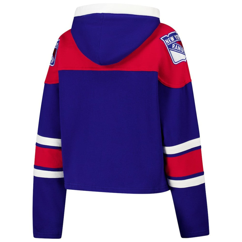New York Rangers '47 Women's Cropped Superior Lacer Pullover Hoodie -  NHL Hoodies