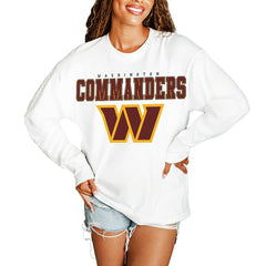 Washington Commanders Gameday Couture Women's Big Goals Oversized Long Sleeve T-Shirt | NFL Near me