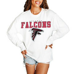 Atlanta Falcons Gameday Couture Women's Big Goals Oversized Long Sleeve T-Shirt | NFL Online