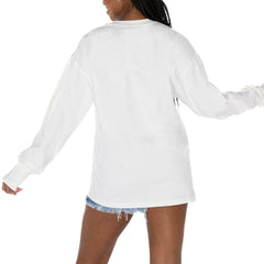 Los Angeles Chargers Gameday Couture Women's Time Out Oversized Long Sleeve T-Shirt | NFL Near me