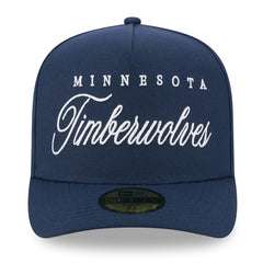 Navy Minnesota Timberwolves 2025 NBA Draft A-Frame 59FIFTY Fitted Hat | NBA