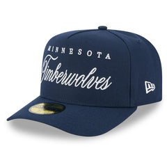 Navy Minnesota Timberwolves 2025 NBA Draft A-Frame 59FIFTY Fitted Hat | NBA
