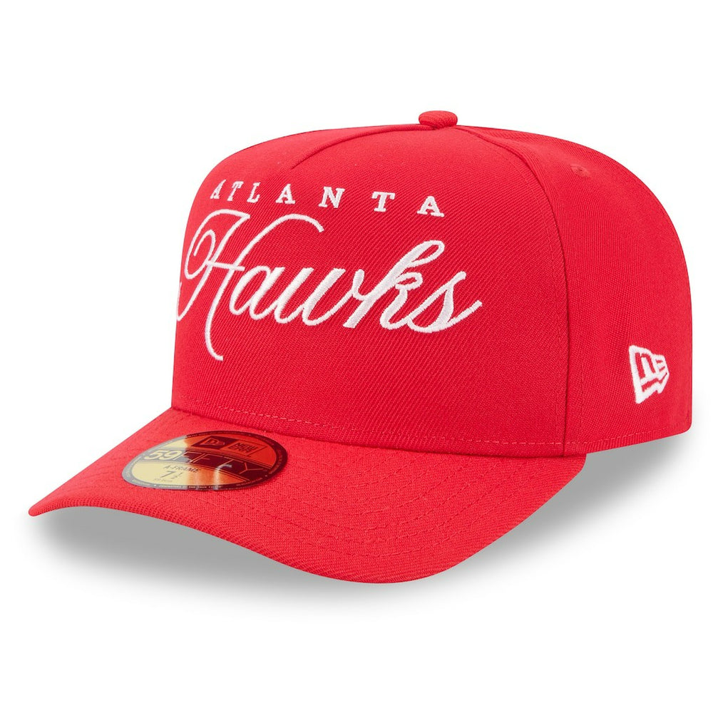 Red Atlanta Hawks 2025 NBA Draft A-Frame 59FIFTY Fitted Hat | NBA