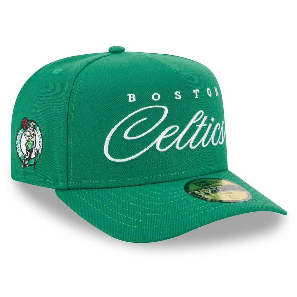 Kelly Green Boston Celtics 2025 NBA Draft A-Frame 59FIFTY Fitted Hat | NBA