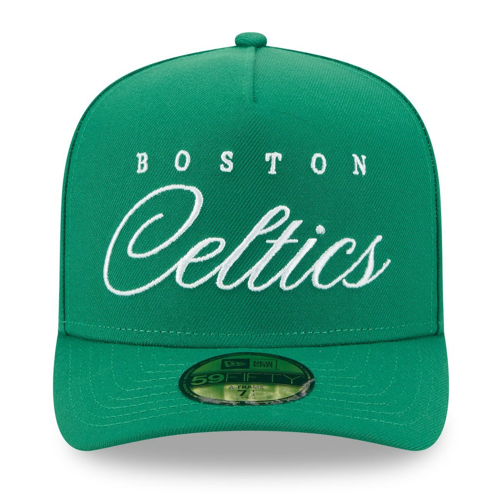 Kelly Green Boston Celtics 2025 NBA Draft A-Frame 59FIFTY Fitted Hat | NBA