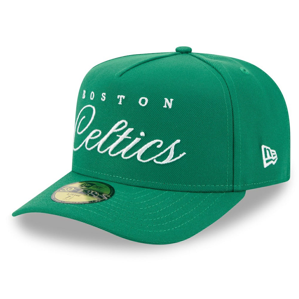 Kelly Green Boston Celtics 2025 NBA Draft A-Frame 59FIFTY Fitted Hat | NBA