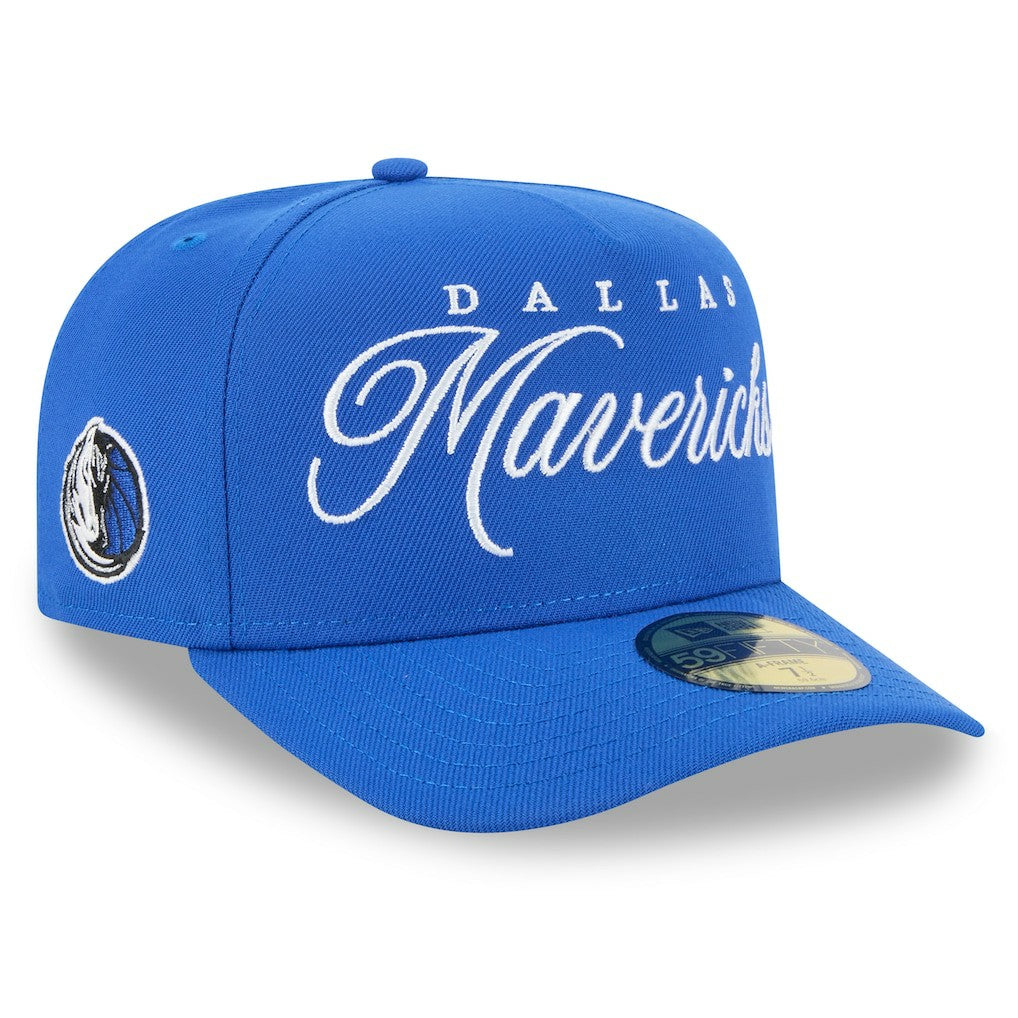 Blue Dallas Mavericks 2025 NBA Draft A-Frame 59FIFTY Fitted Hat sale | NBA
