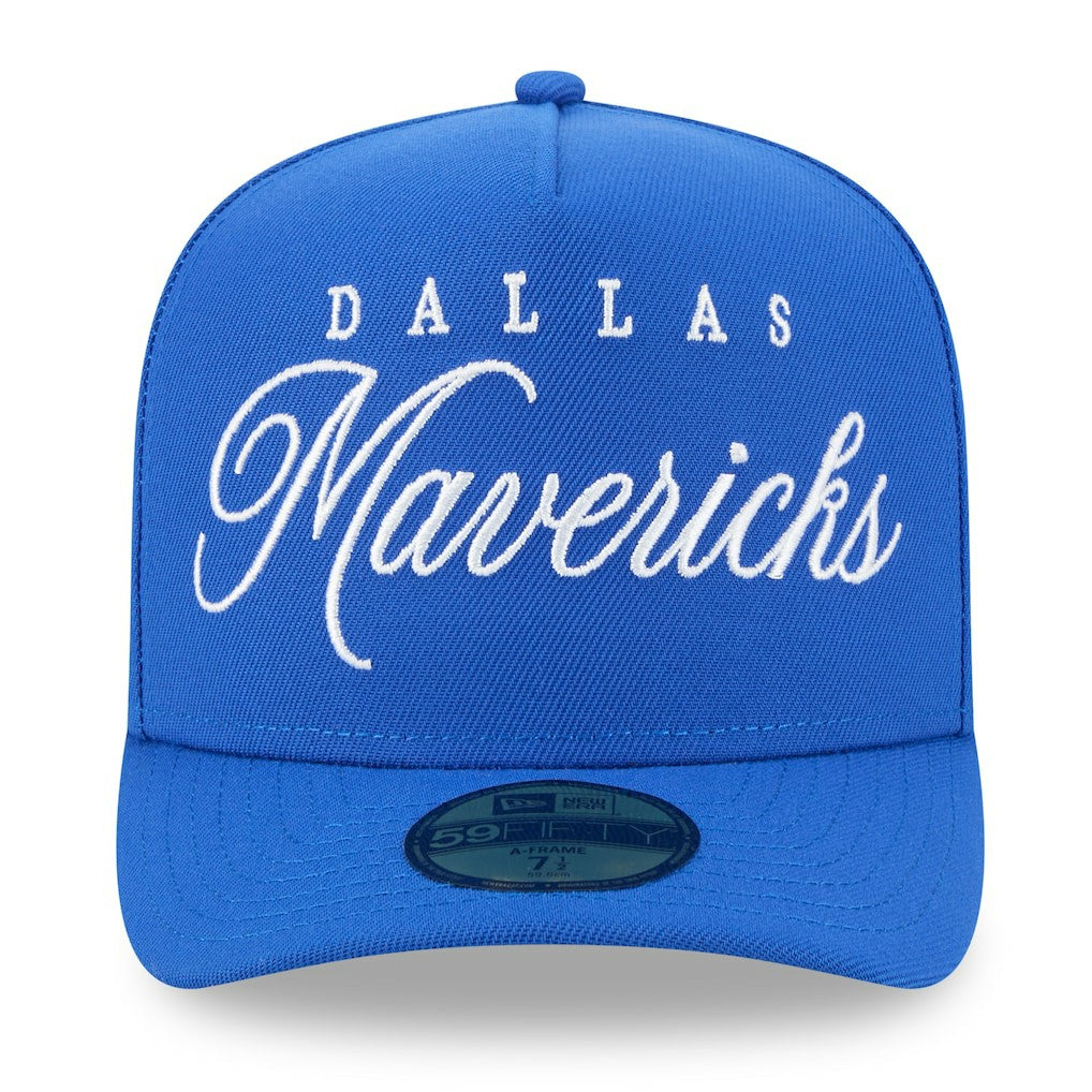 Blue Dallas Mavericks 2025 NBA Draft A-Frame 59FIFTY Fitted Hat sale | NBA