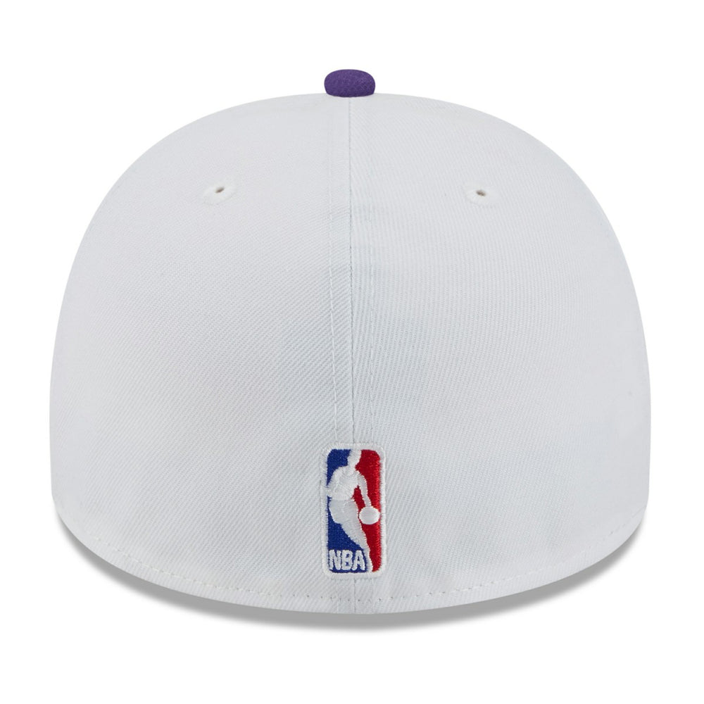 White/Purple Los Angeles Lakers 2025 NBA Draft A-Frame 59FIFTY Fitted Hat | NBA
