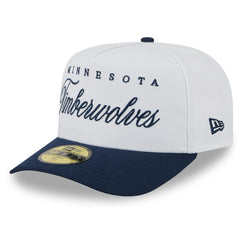 White/Navy Minnesota Timberwolves 2025 NBA Draft A-Frame 59FIFTY Fitted Hat | NBA