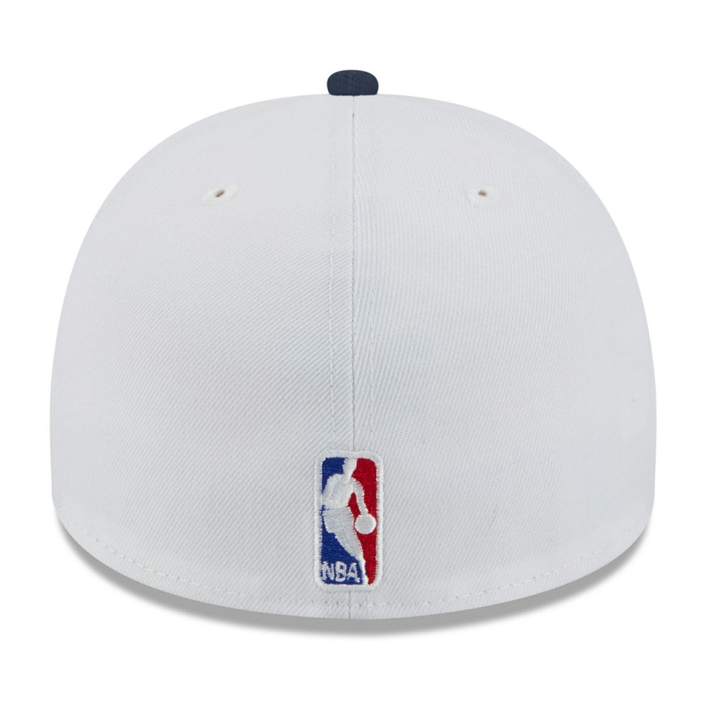 White/Navy Minnesota Timberwolves 2025 NBA Draft A-Frame 59FIFTY Fitted Hat | NBA