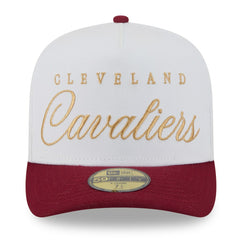 White/Wine Cleveland Cavaliers 2025 NBA Draft A-Frame 59FIFTY Fitted Hat sale | NBA