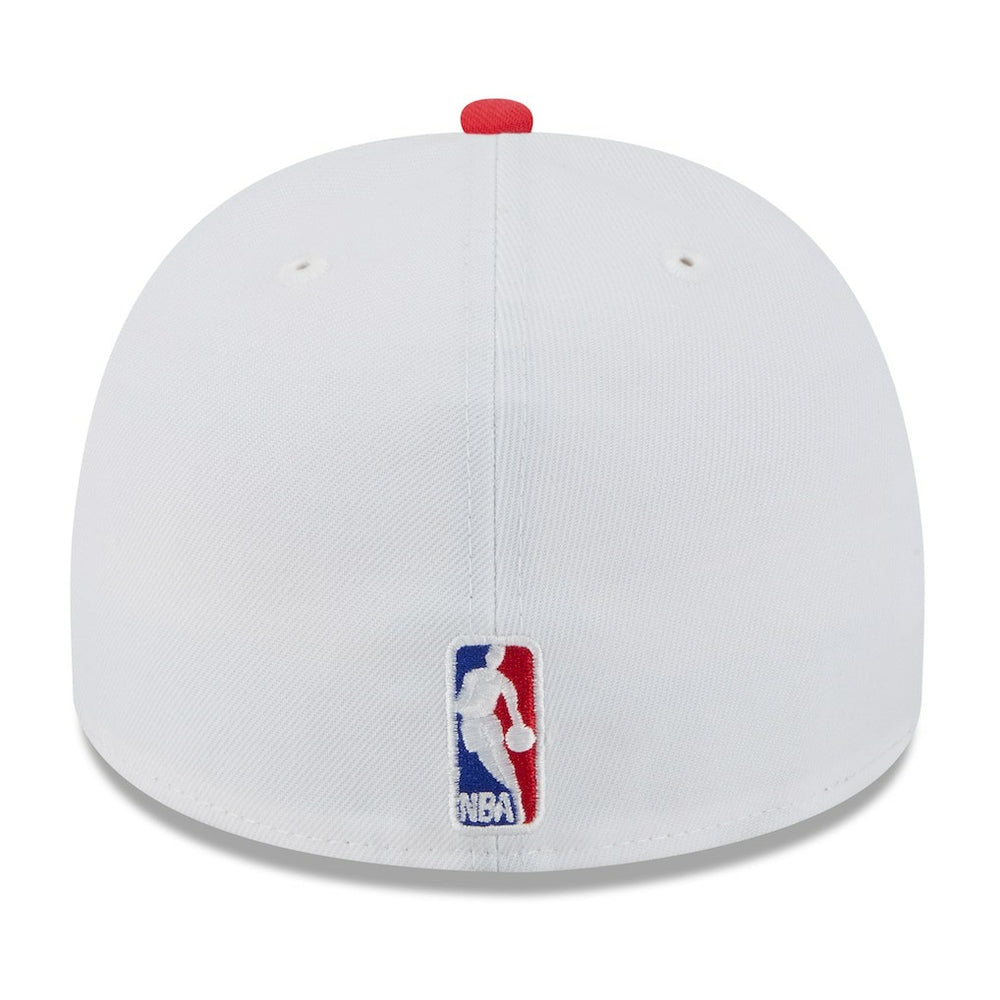 White/Red Atlanta Hawks 2025 NBA Draft A-Frame 59FIFTY Fitted Hat | NBA