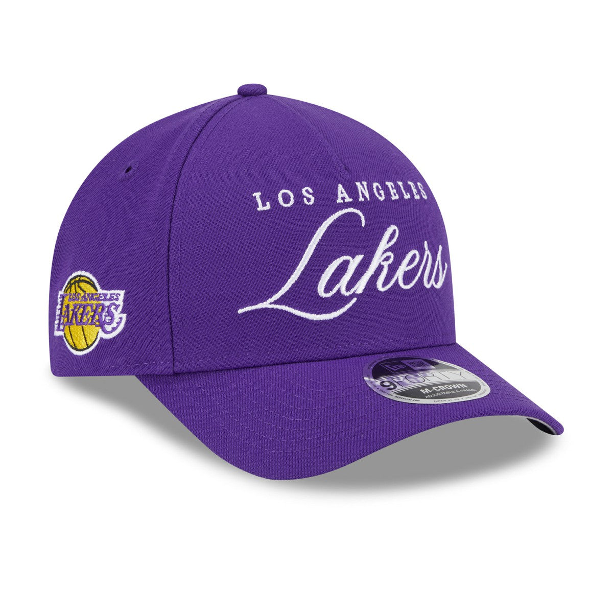 Purple Los Angeles Lakers 2025 NBA Draft M-Crown A-Frame 9FORTY Adjustable Hat | NBA