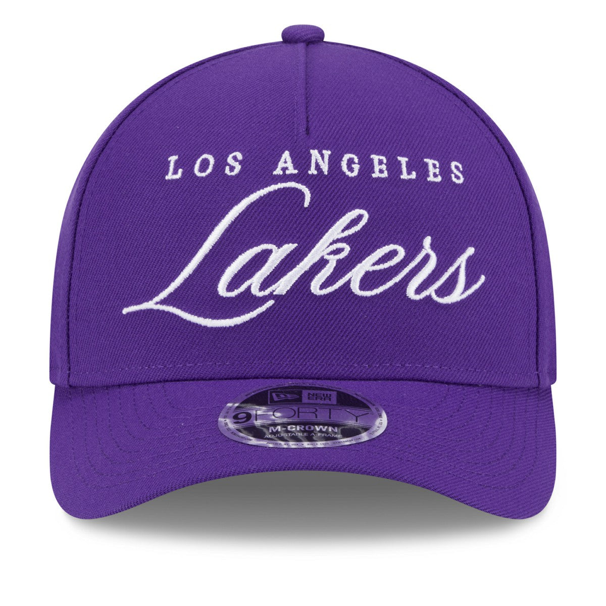 Purple Los Angeles Lakers 2025 NBA Draft M-Crown A-Frame 9FORTY Adjustable Hat | NBA