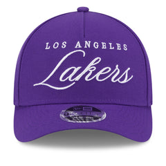 Purple Los Angeles Lakers 2025 NBA Draft M-Crown A-Frame 9FORTY Adjustable Hat | NBA
