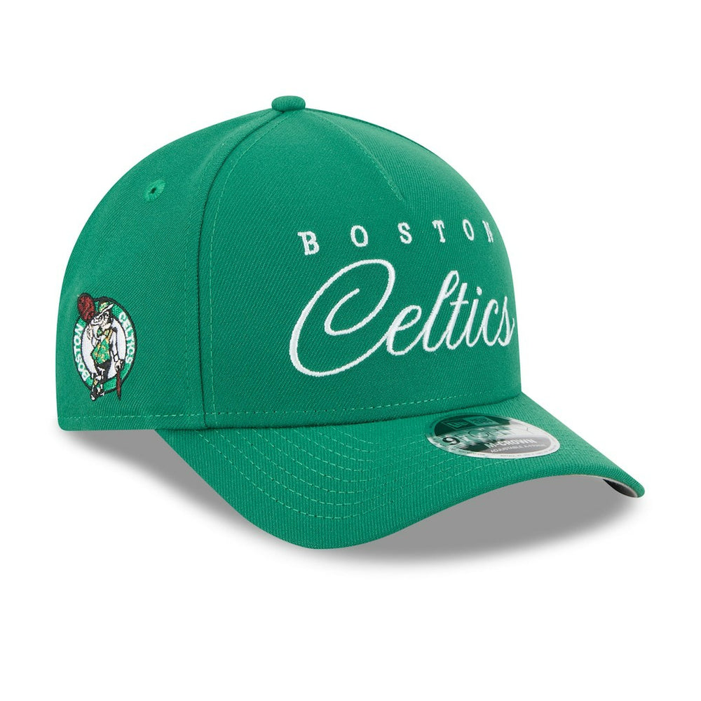 Kelly Green Boston Celtics 2025 NBA Draft M-Crown A-Frame 9FORTY Adjustable Hat | NBA