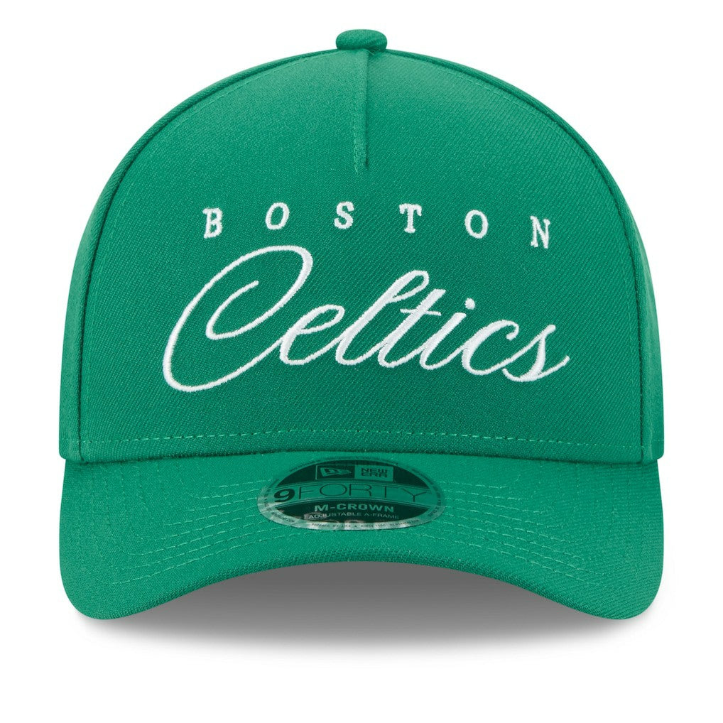 Kelly Green Boston Celtics 2025 NBA Draft M-Crown A-Frame 9FORTY Adjustable Hat | NBA