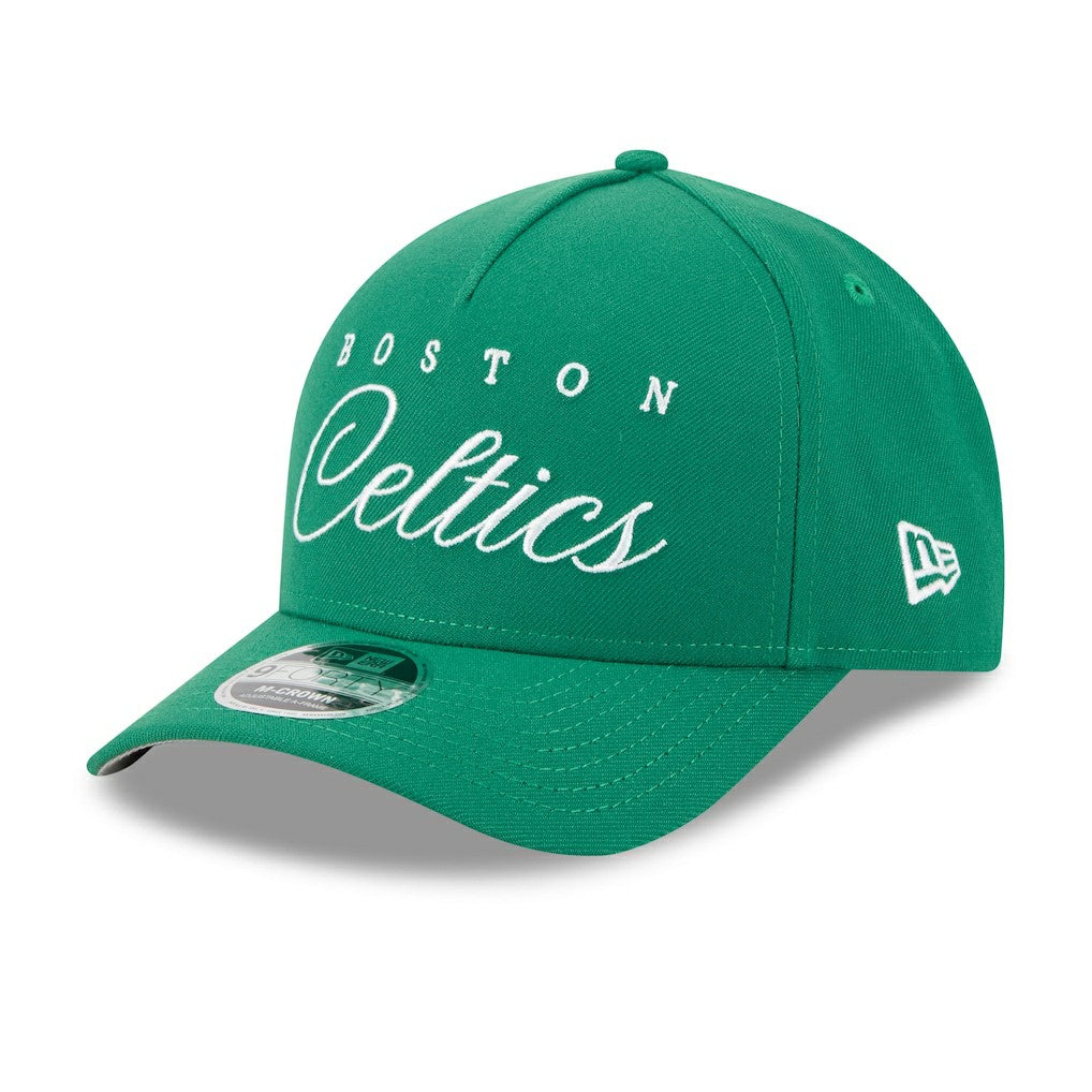 Kelly Green Boston Celtics 2025 NBA Draft M-Crown A-Frame 9FORTY Adjustable Hat | NBA