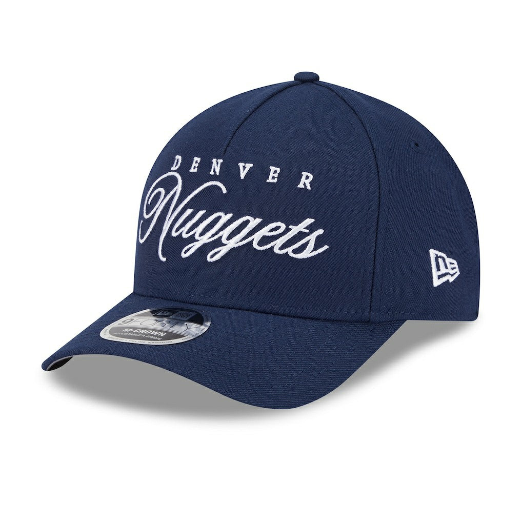 Navy Denver Nuggets 2025 NBA Draft M-Crown A-Frame 9FORTY Adjustable Hat sale | NBA