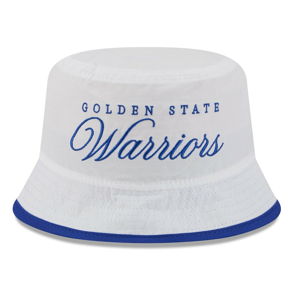 White/Royal Golden State Warriors 2025 NBA Draft Nylon Bucket Hat sale | NBA