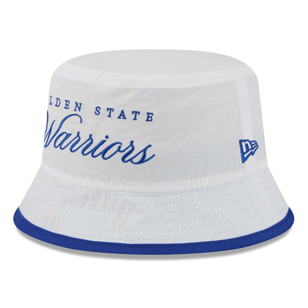White/Royal Golden State Warriors 2025 NBA Draft Nylon Bucket Hat sale | NBA