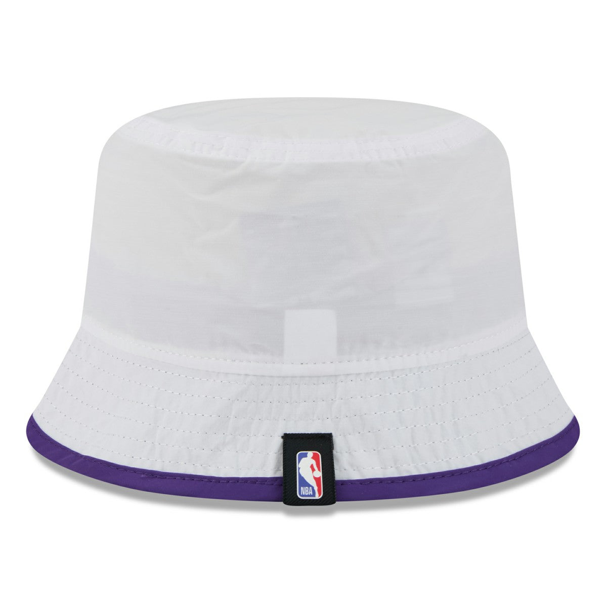 White/Purple Los Angeles Lakers 2025 NBA Draft Nylon Bucket Hat | NBA