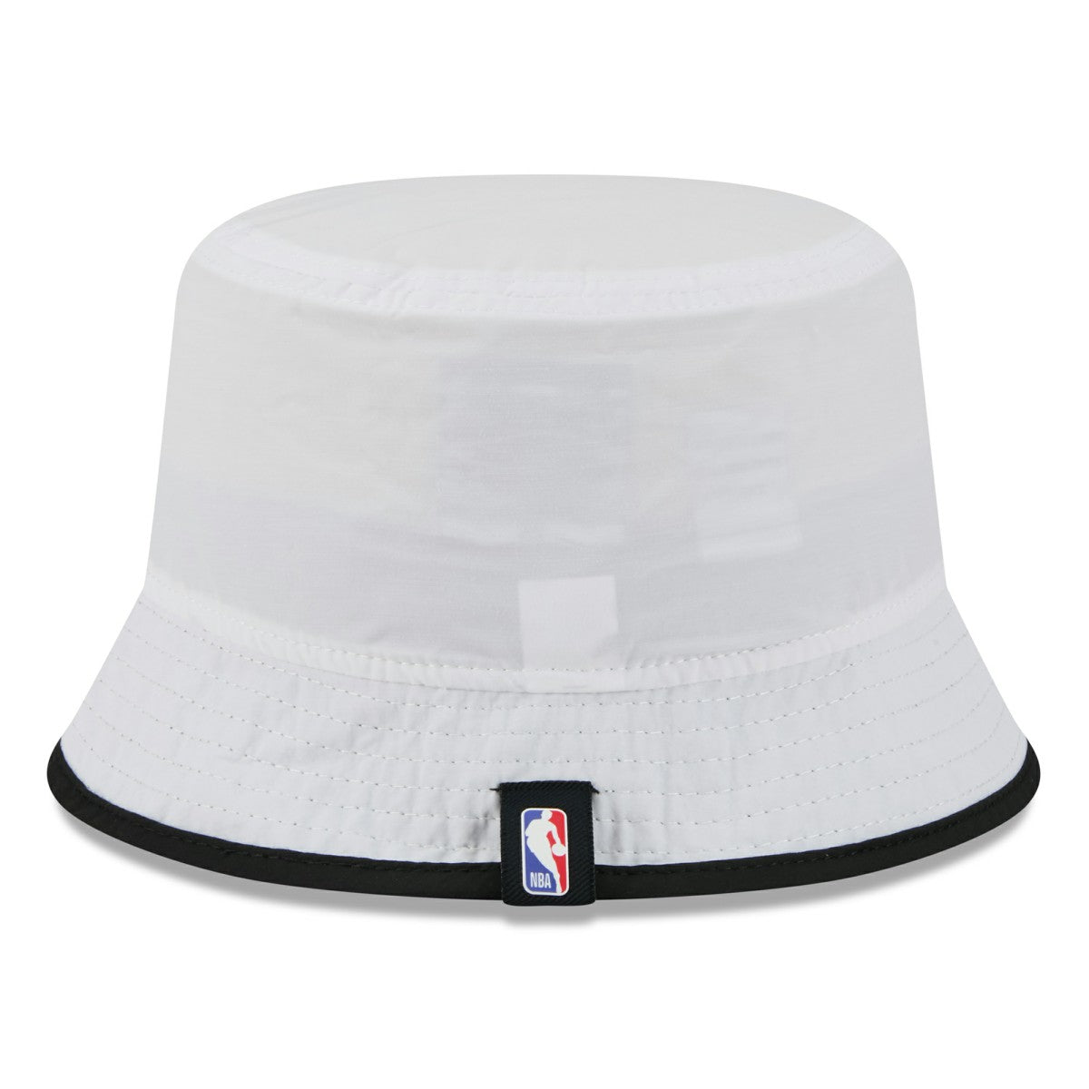 White/Black Miami Heat 2025 NBA Draft Nylon Bucket Hat | NBA