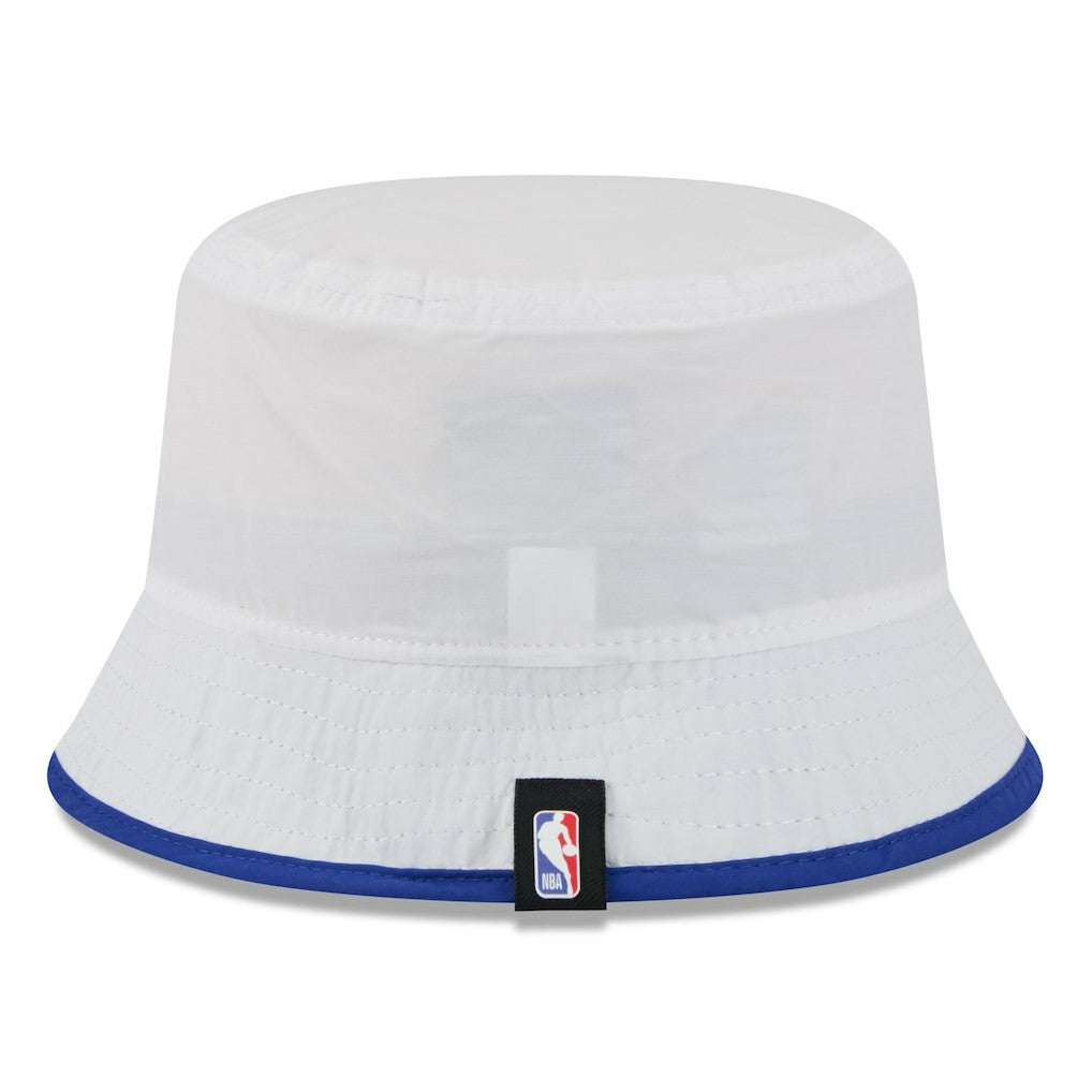 White/Royal Philadelphia 76ers 2025 NBA Draft Nylon Bucket Hat | NBA