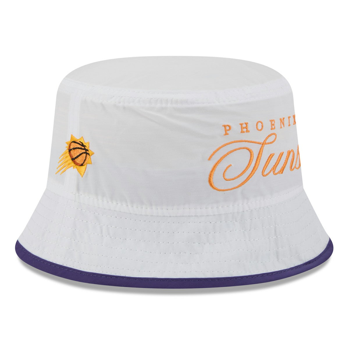 White/Purple Phoenix Suns 2025 NBA Draft Nylon Bucket Hat | NBA