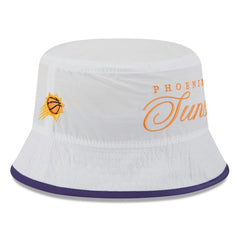 White/Purple Phoenix Suns 2025 NBA Draft Nylon Bucket Hat | NBA