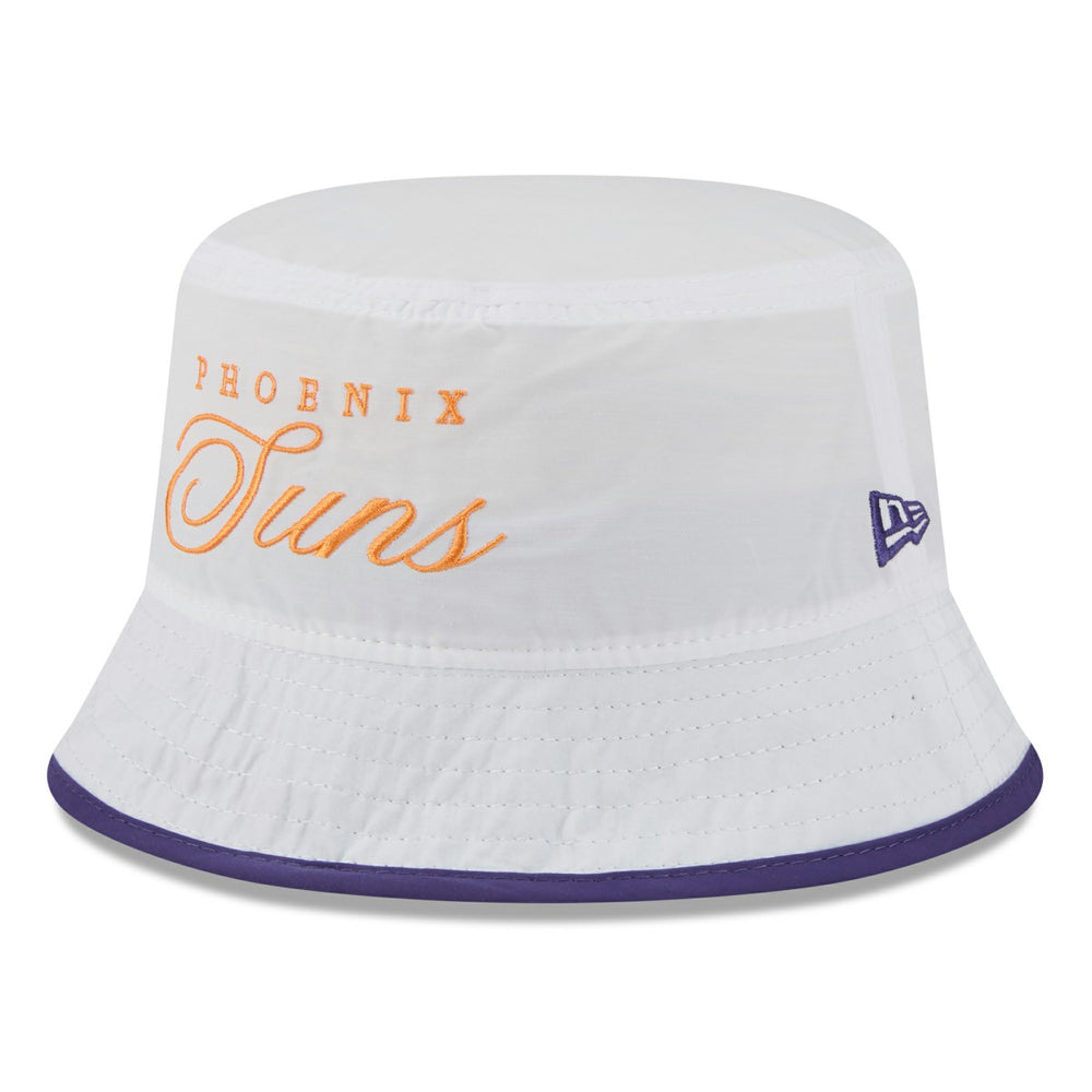 White/Purple Phoenix Suns 2025 NBA Draft Nylon Bucket Hat | NBA