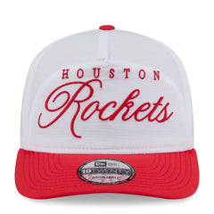 White/Red Houston Rockets 2025 NBA Draft On-Stage Nylon 19TWENTY Adjustable Hat sale | NBA