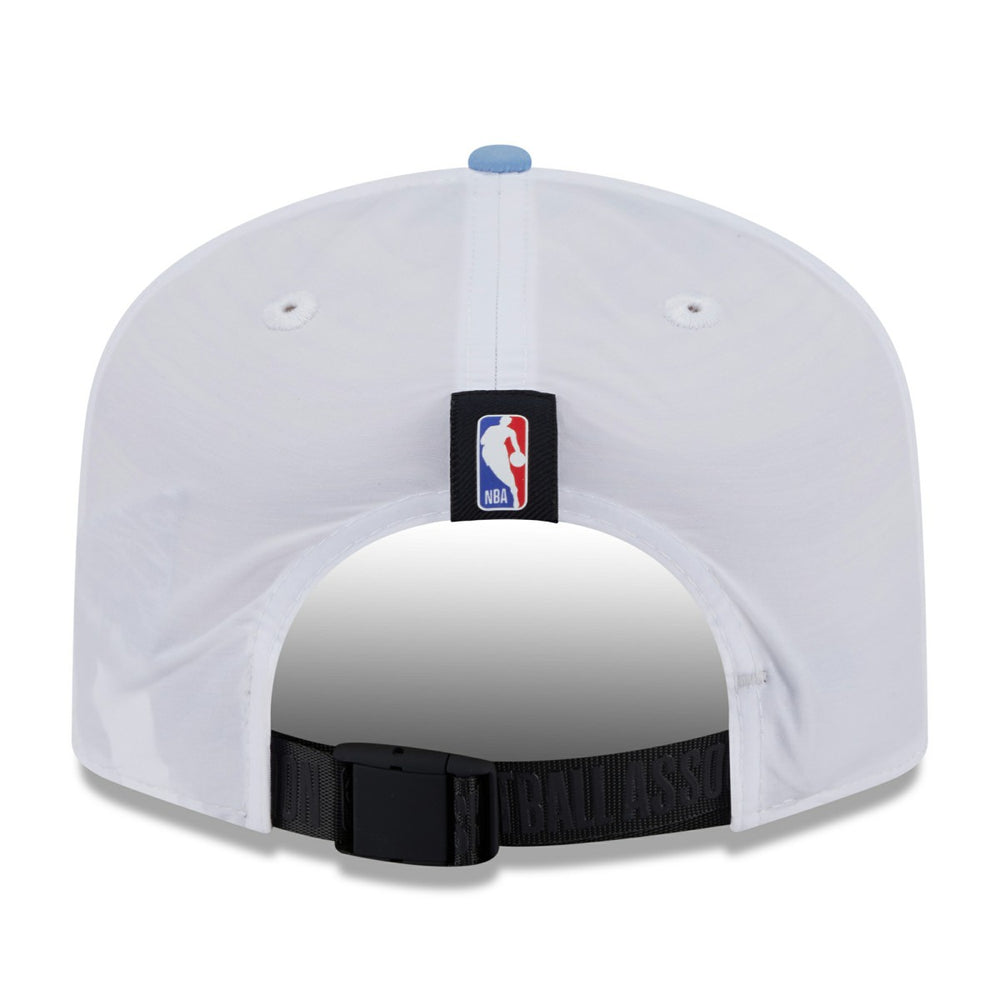 White/Light Blue Memphis Grizzlies 2025 NBA Draft On-Stage Nylon 19TWENTY Adjustable Hat | NBA
