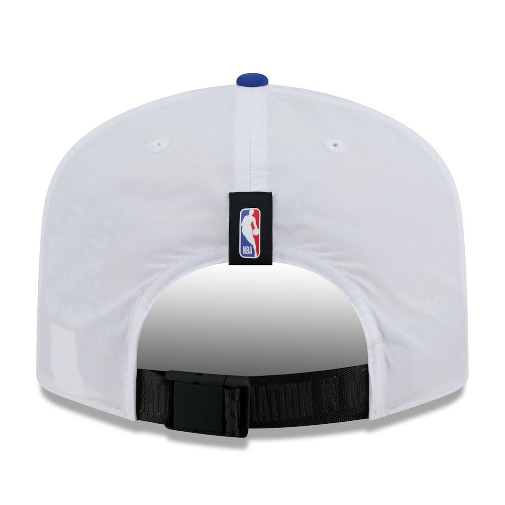 White/Royal Golden State Warriors 2025 NBA Draft On-Stage Nylon 19TWENTY Adjustable Hat sale | NBA