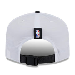 White/Black Miami Heat 2025 NBA Draft On-Stage Nylon 19TWENTY Adjustable Hat | NBA