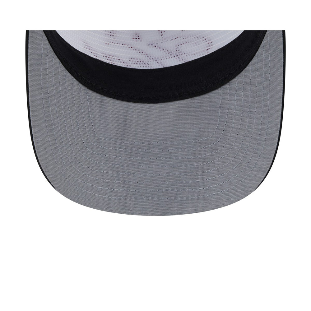 White/Black Miami Heat 2025 NBA Draft On-Stage Nylon 19TWENTY Adjustable Hat | NBA