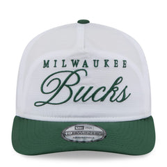 White/Hunter Green Milwaukee Bucks 2025 NBA Draft On-Stage Nylon 19TWENTY Adjustable Hat | NBA