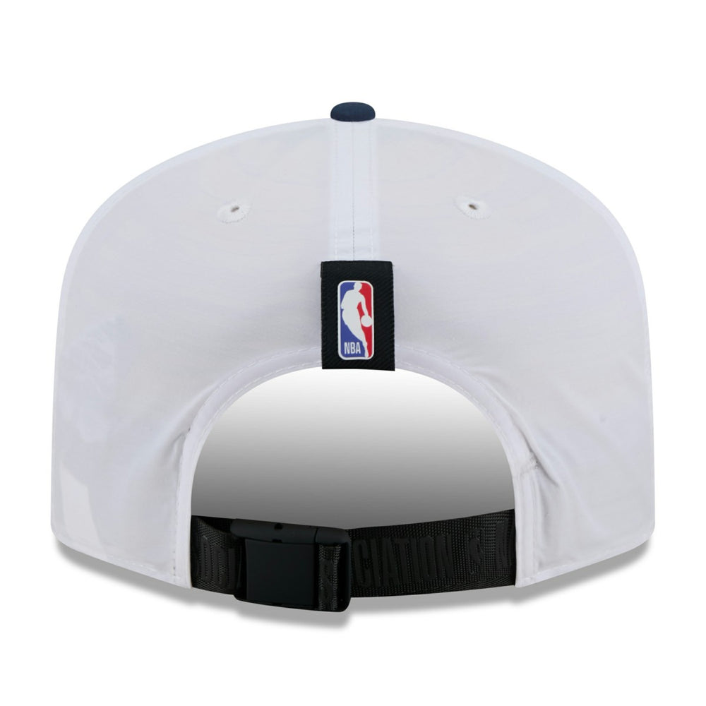White/Navy Minnesota Timberwolves 2025 NBA Draft On-Stage Nylon 19TWENTY Adjustable Hat | NBA