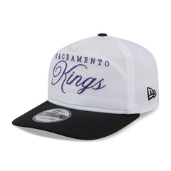 White/Black Sacramento Kings 2025 NBA Draft On-Stage Nylon 19TWENTY Adjustable Hat | NBA