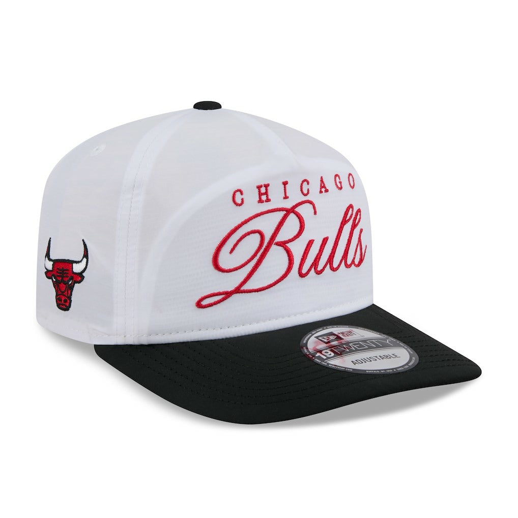 White/Black Chicago Bulls 2025 NBA Draft On-Stage Nylon 19TWENTY Adjustable Hat | NBA
