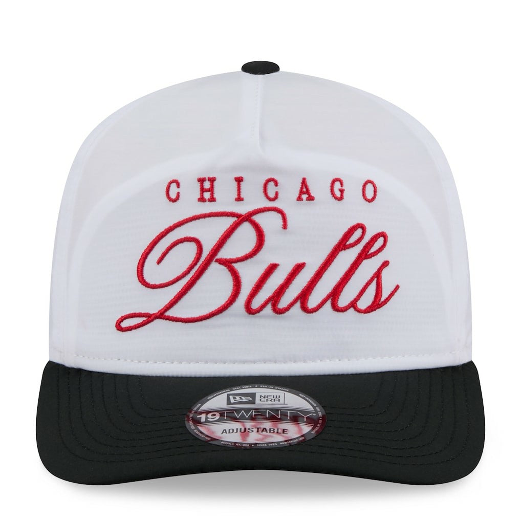 White/Black Chicago Bulls 2025 NBA Draft On-Stage Nylon 19TWENTY Adjustable Hat | NBA