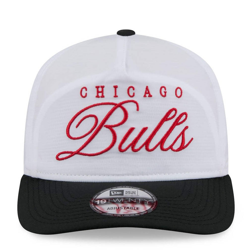 White/Black Chicago Bulls 2025 NBA Draft On-Stage Nylon 19TWENTY Adjustable Hat | NBA