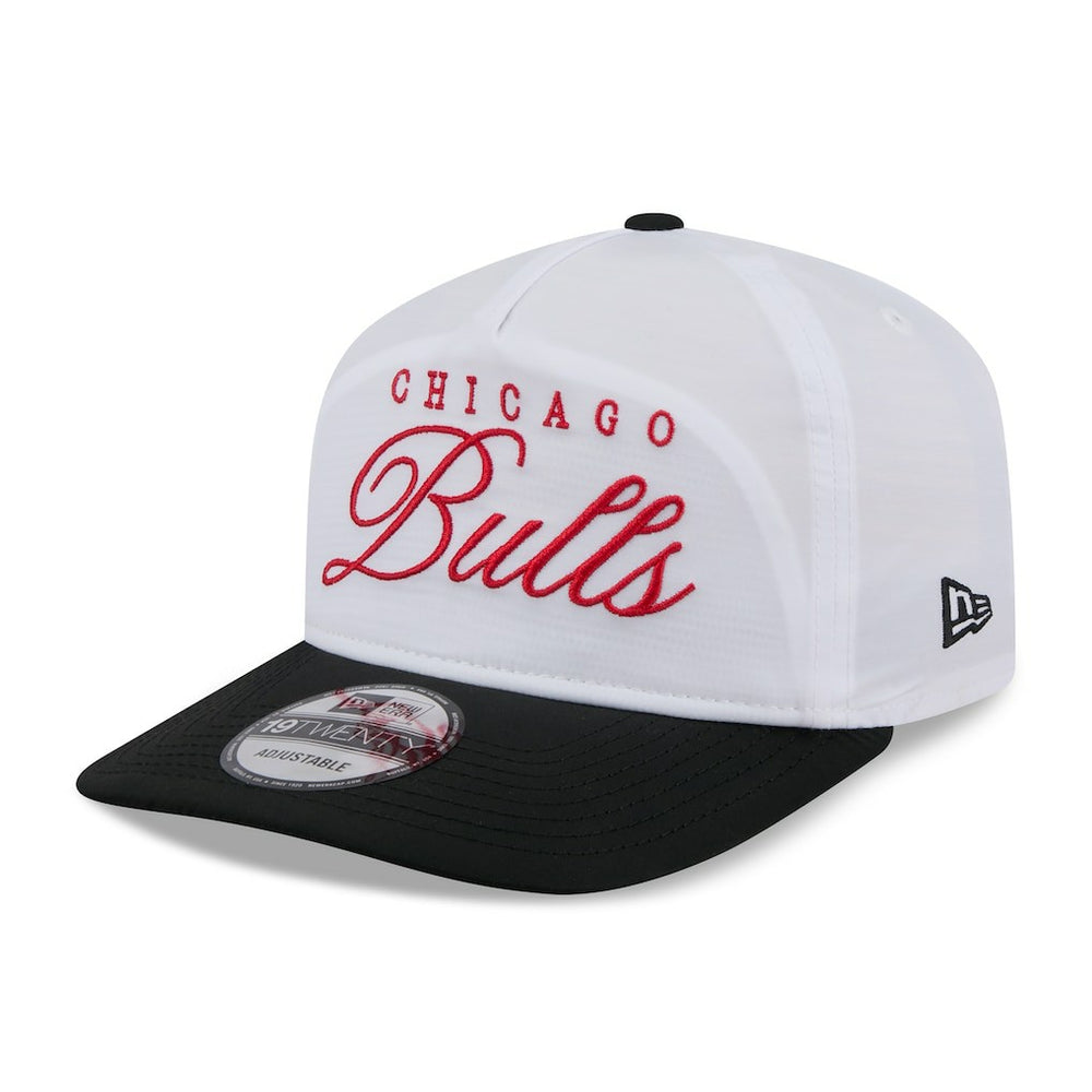 White/Black Chicago Bulls 2025 NBA Draft On-Stage Nylon 19TWENTY Adjustable Hat | NBA