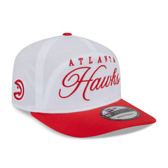 White/Red Atlanta Hawks 2025 NBA Draft On-Stage Nylon 19TWENTY Adjustable Hat | NBA