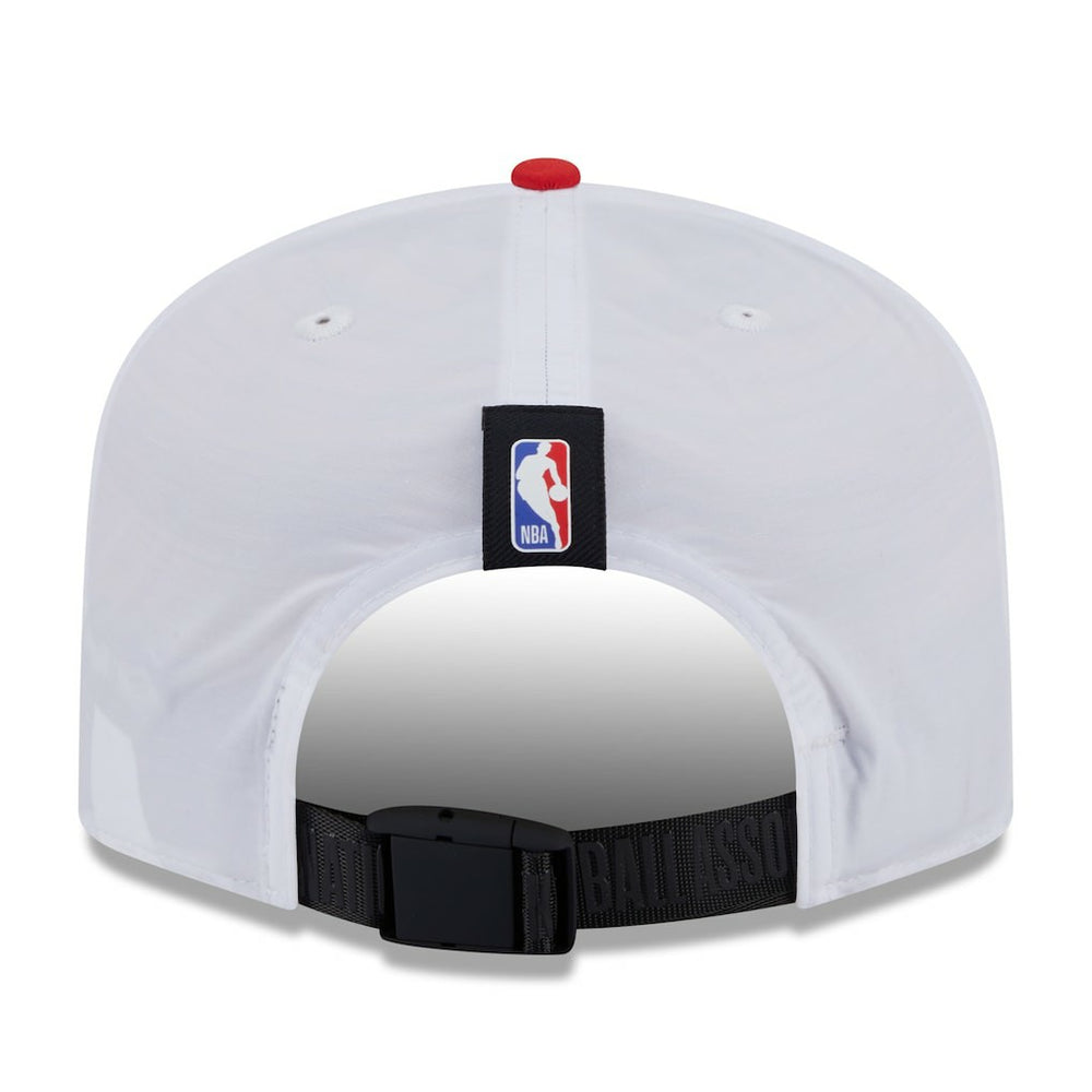 White/Red Atlanta Hawks 2025 NBA Draft On-Stage Nylon 19TWENTY Adjustable Hat | NBA