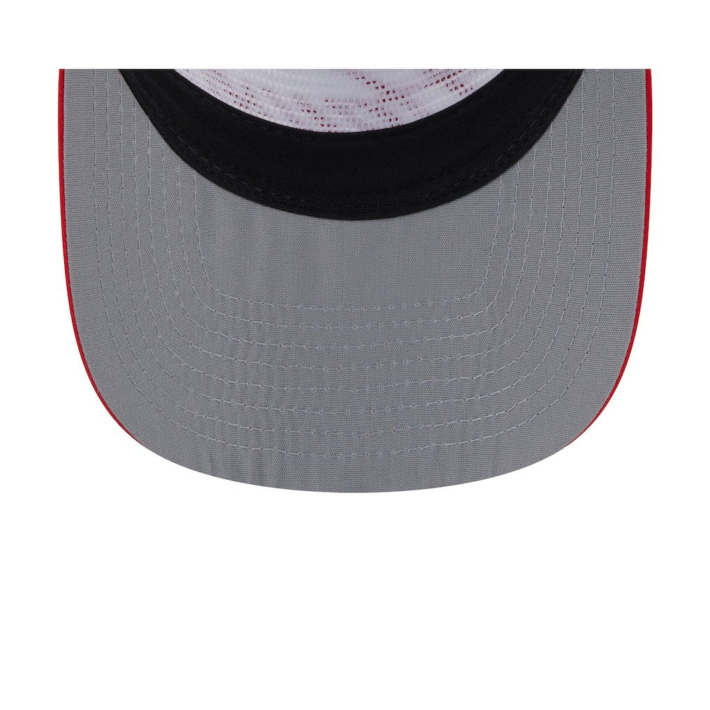 White/Red Atlanta Hawks 2025 NBA Draft On-Stage Nylon 19TWENTY Adjustable Hat | NBA