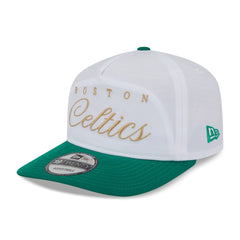 White/Kelly Green Boston Celtics 2025 NBA Draft On-Stage Nylon 19TWENTY Adjustable Hat | NBA
