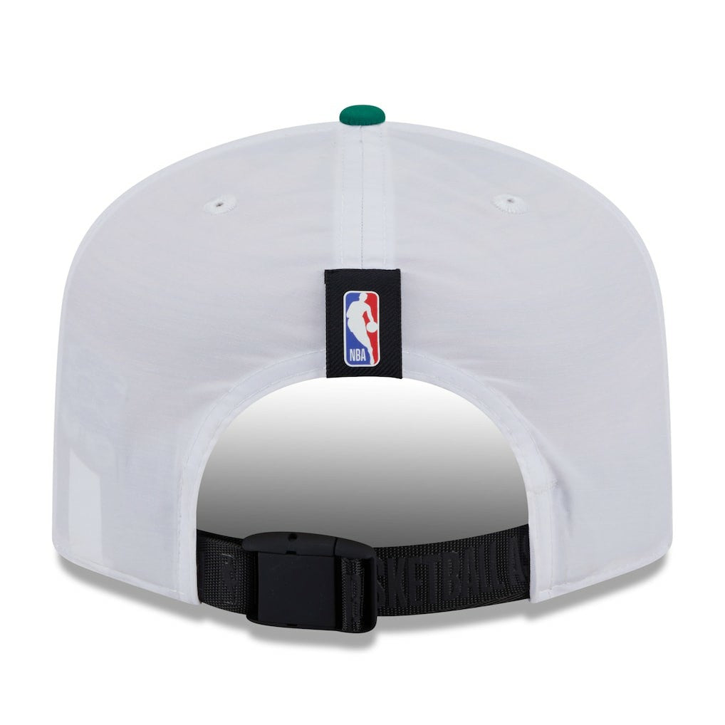 White/Kelly Green Boston Celtics 2025 NBA Draft On-Stage Nylon 19TWENTY Adjustable Hat | NBA