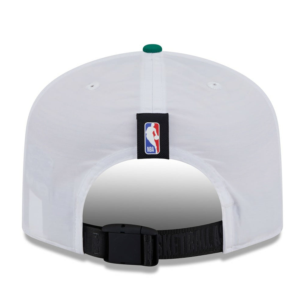 White/Kelly Green Boston Celtics 2025 NBA Draft On-Stage Nylon 19TWENTY Adjustable Hat | NBA